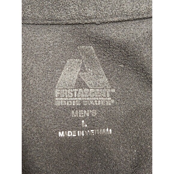 Eddie Bauer First Ascent Fleece 1/4 Zip Pullover Men's L Black Mock Neck Outdoor - Picture 4 of 7